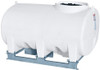 Enduraplas 500 Gallon White Horizontal Sump Bottom Leg Tank w/ Frame