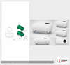 Dimensional spec drawing for Enduraplas 400 Gallon Horizontal Leg Tank (74" L x 46" W x 45" H)