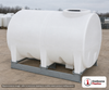 Enduraplas 1000 Gallon White Horizontal Sump Bottom Leg Tank w/ Frame. Polyethylene; Natural White; 71" H x 60" W x 94" L