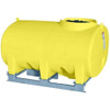 Enduraplas 500 Gallon Yellow Horizontal Sump Bottom Leg Tank w/ Frame