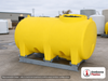 Enduraplas 500 Gallon Yellow Horizontal Sump Bottom Leg Tank w/ Frame. Polyethylene; Yellow; dimensions 49.0in H x 57.0in W x 80.0in L; 200.0 lb empty; 1.9 specific gravity rating; fittings: 1 Manway / Lid; 10 Year Warranty with Activation. Manufacturer part number THD00500KY. Sold by OneSource Plastics (https://www.onesourceplastics.com).