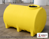 Enduraplas 1000 Gallon Yellow Horizontal Sump Bottom Leg Tank. Polyethylene; Yellow; 70" H x 60" W x 94" L; fittings: 1