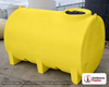 Enduraplas 1200 Gallon Yellow Horizontal Sump Bottom Leg Tank. Polyethylene; Yellow; dimensions 63.0in H x 70.0in W x 102.0in L; 495.0 lb empty; 1.9 specific gravity rating; fittings: 1 Manway / Lid; 10 Year Warranty with Activation. Manufacturer part number THD01200Y. Sold by OneSource Plastics (https://www.onesourceplastics.com).