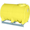 Enduraplas 1400 Gallon Yellow Horizontal Sump Bottom Leg Tank w/ Frame