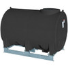 Enduraplas 1000 Gallon Black Horizontal Sump Bottom Leg Tank w/ Frame