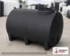Enduraplas 1400 Gallon Black Horizontal Sump Bottom Leg Tank. Polyethylene; Black; dimensions 70.0in H x 70.0in W x 102.0in L; 561.0 lb empty; 1.9 specific gravity rating; fittings: 1 Manway / Lid; 10 Year Warranty with Activation. Manufacturer part number THD01400B. Sold by OneSource Plastics (https://www.onesourceplastics.com).