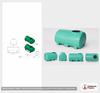 Enduraplas 400 Gallon Green Horizontal Sump Bottom Leg Tank