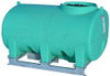 Enduraplas 500 Gallon Green Horizontal Sump Bottom Leg Tank w/ Frame