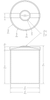 Chem-Tainer Steel Stand w/ Mixer Mount for 100 Gallon Cone Bottom Tank