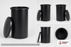 Dimensional spec drawing for Chem-Tainer 260 Gallon Open Top - Cylindrical (39" L x 39" W x 53" H)