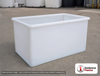 Chem-Tainer 40 Gallon Plastic Open Top Batch Storage Tank. 40 gallon capacity; Polyethylene; 18" H x 18" W x 30" L.