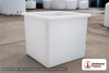 Chem-Tainer 45 Gallon Plastic Open Top Batch Storage Tank. 45 gallon capacity; Polyethylene; Natural White; 20" H x 20" W x