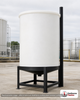 Chem-Tainer 55 Gallon 15 Degree Plastic Vertical Cone Bottom Tank. 55.0 gallon capacity; Polypropylene; dimensions 36.0in H x 22.0in W x 22.0in L; 2.0 specific gravity rating. Manufacturer part number TC2236CB. Sold by OneSource Plastics (https://www.onesourceplastics.com).