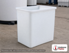 Chem-Tainer 84 Gallon Plastic Open Top Batch Storage Tank. Manufacturer part number R183036A.