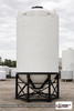 Snyder Industries 5500 Gallon XLPE Heavy Duty Cone Bottom Tank. Crosslinked Linear Polyethylene; Natural White; 241" H x 90"