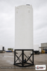 Snyder Industries 5500 Gallon XLPE Cone Bottom Tank. Crosslinked Linear Polyethylene; Natural White; dimensions 241.0in H x 90.0in W x 90.0in L; 1500.0 lb empty; 1.5 specific gravity rating; fittings: 1 Manway / Lid; max temp 100 deg  F / 37 deg  C. Manufacturer part number 7040000n40. Sold by OneSource Plastics (https://www.onesourceplastics.com).