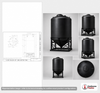 Snyder Industries 5500 Gallon Black XLPE Heavy Duty Cone Bottom Tank