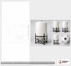 Dimensional spec drawing for Snyder 4100 Gallon Cone Bottom Tank (90" L x 90" W x 197" H)
