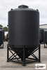 Snyder Industries 3900 Gallon XLPE Heavy Duty Cone Bottom Tank. Crosslinked Linear Polyethylene; Black; dimensions 180.0in H x 90.0in W x 90.0in L; 1400.0 lb empty; 1.9 specific gravity rating; fittings: 1 Manway / Lid; max temp 100 deg  F / 37 deg  C. Manufacturer part number 5440000n48. Sold by OneSource Plastics (https://www.onesourceplastics.com).