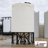 Snyder Industries 3000 Gallon XLPE Cone Bottom Tank. 3000 gallon capacity; Crosslinked Linear Polyethylene; Natural White