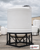 Snyder Industries 3000 Gallon XLPE Cone Bottom Tank. 3000 gallon capacity; Crosslinked Linear Polyethylene; Natural White