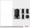 Snyder Industries 2600 Gallon Black XLPE Heavy Duty Cone Bottom Tank