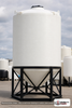 Snyder Industries 2500 Gallon XLPE Cone Bottom Tank. 2500 gallon capacity; Crosslinked Linear Polyethylene; Natural White
