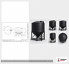 Snyder Industries 1600 Gallon XLPE Heavy Duty Cone Bottom Tank