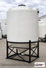 Snyder Industries 1000 Gallon XLPE Heavy Duty Cone Bottom Tank. 1000 gallon capacity; Crosslinked Linear Polyethylene; Natural White; dimensions 66.0in H x 86.0in W x 86.0in L; 210.0 lb empty; 1.9 specific gravity rating; 30-degree cone bottom; fittings: 1 Manway / Lid; max temp 100 deg  F / 37 deg  C. Manufacturer part number 1890000n42. Manufactured by Snyder. Sold by OneSource Plastics (https://www.onesourceplastics.com).