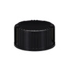 18-400 Black Phenolic Screw Top Caps (Pulp &amp; Vinyl Liner) - X18-400A