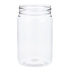32 oz Clear PET Plastic General Purpose Jars (Caps Not Included) - 34332-B