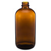 16 oz Amber Glass Boston Round Bottles (Cap Not Included) - 4699B11-BABR