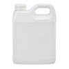 32 oz White HDPE Plastic Fluorinated Barrier F-Style Bottles (White Barrier Cap) - 4555B03