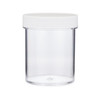 4 oz Clear PS Plastic Straight Sided Jars (Tall) - 28005A