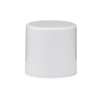 White PP Plastic Press On Caps for Lip Balm Tubes - TU1CAP-WHT