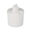 24-410 White PE Plastic Land Seal Pivot Spout Caps - LT124