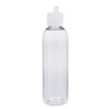 4 oz Clear PET Bullet Bottle &amp; White Flip-Top Lid - PR4