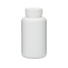 6 oz White HDPE Wide Mouth Packer Bottles (White Screw Top Cap) - 36107