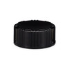 24-400 Black Phenolic Screw Top Caps (Pulp &amp; Vinyl Liner) - X24-400A