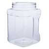 64 oz Clear PETG Plastic Gripper Containers (Cap Not Included) - 3471B09-B