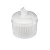 28-410 White PE Plastic Land Seal Pivot Spout Caps - LT173