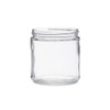 16 oz Clear Glass Straight Sided Squat Jars (Cap Not Included) - 5001B09-B
