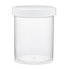 8 oz Natural PP Plastic Straight Sided Jars (Tall) - 2811B13NAT