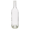 Adeline 750 ml Glass Claret Wine Bottles, Cork Finish, Flint - 600998-K