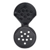 53-485 Black PP Plastic Flip &amp; Sift Spice Caps - 2113C09BLK