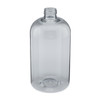 16 oz Clear PET Plastic Squat Boston Round Bottles (Cap Not Included) - 3371B31-BCLR