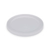 3" Natural LDPE Plastic Snap-Lock Lid - 9108