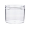4 oz Clear PS Plastic Straight Sided Jars (Cap Not Included) - 28027A-B