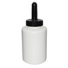 16 oz White HDPE Plastic Heavy-Duty Cans (Brush Cap) - 1905B03
