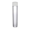 16 mm Clear PS Plastic Child-Resistant Capable Vials - 2816B01CLR